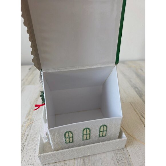 Sparkly Noel Wood song designs demdaco glitter church chapel box container - Picture 7 of 7